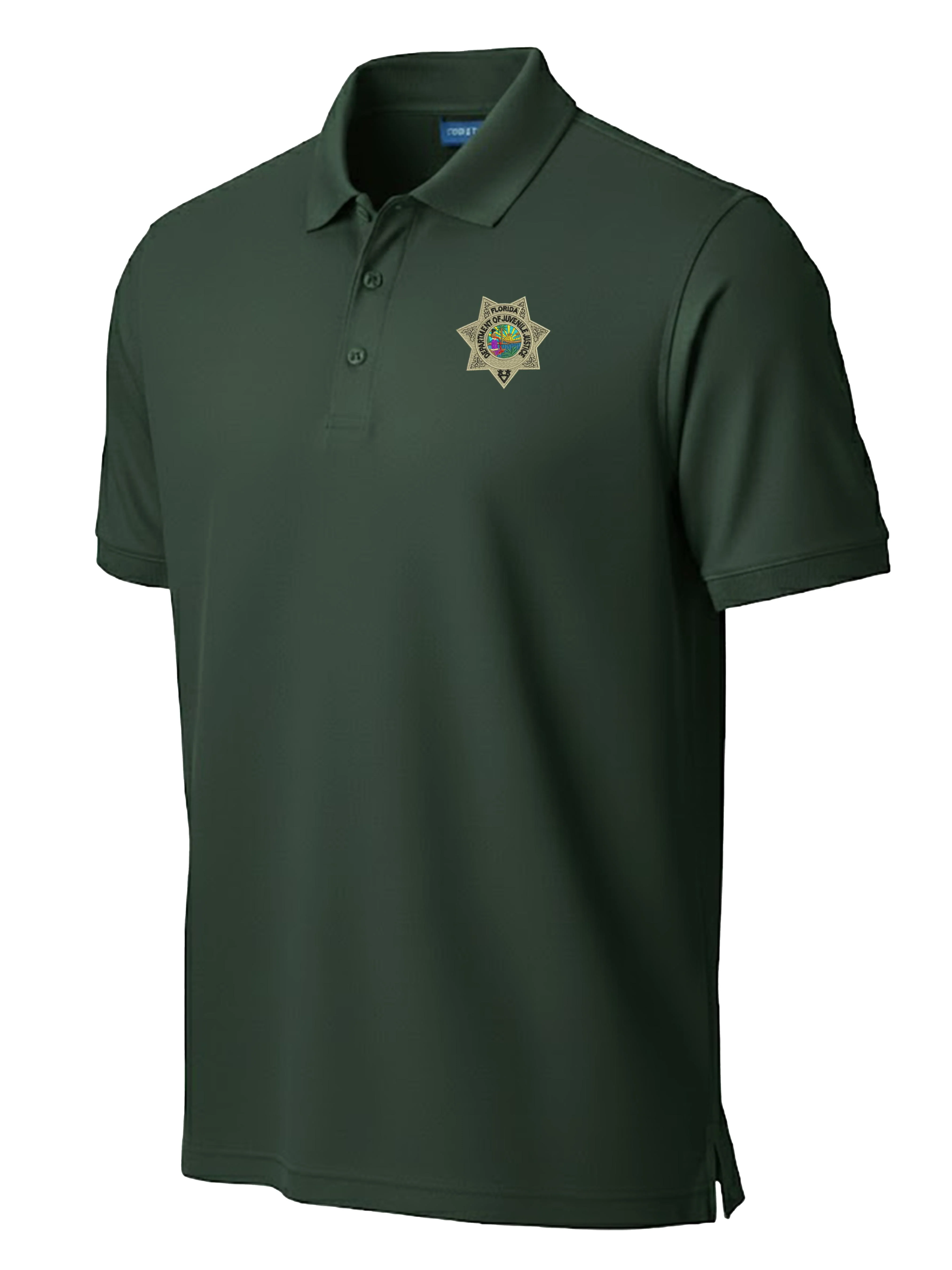 Florida Department of Juvenile Justice Mens Polo - Image 2