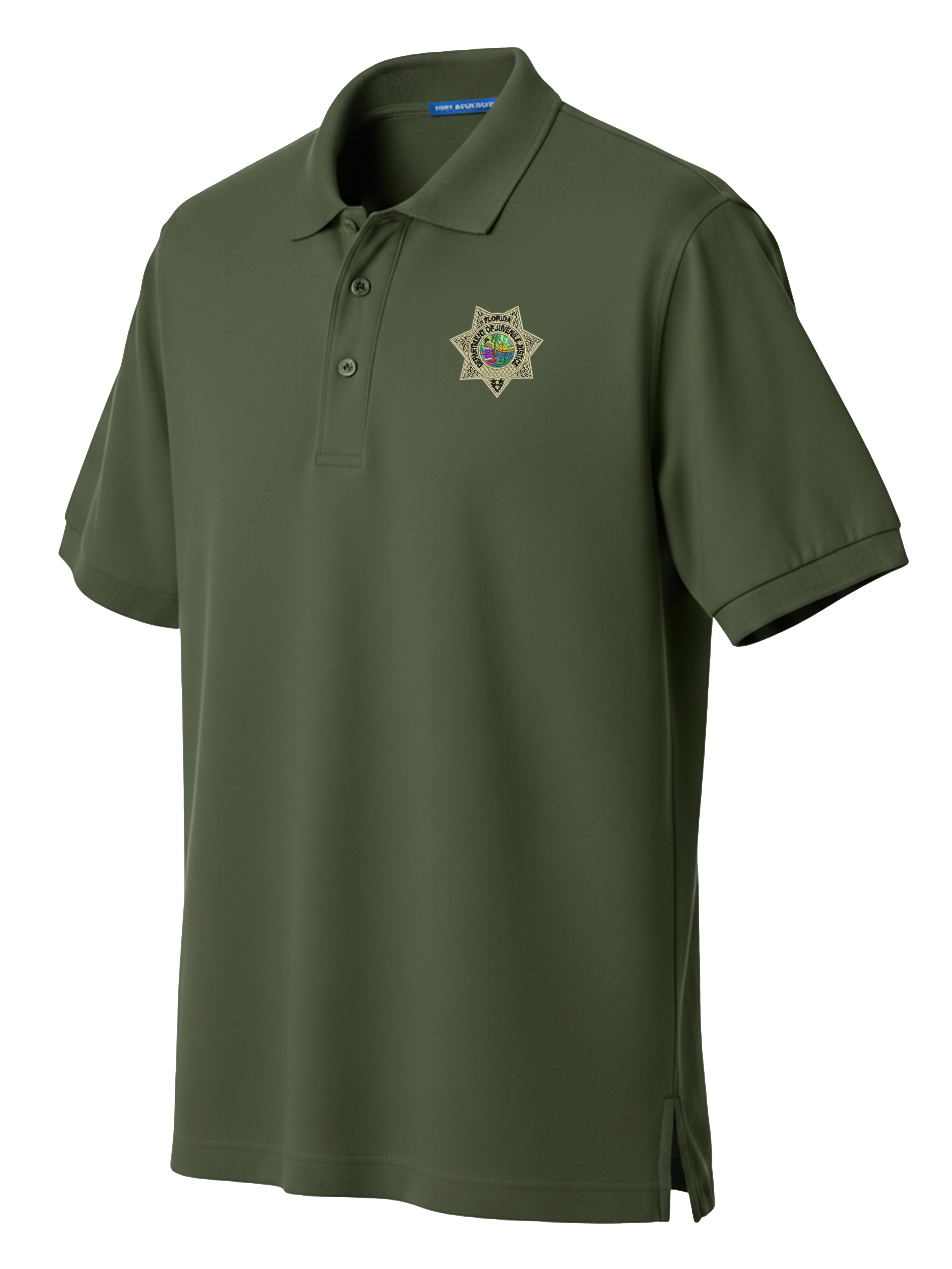 Florida Department of Juvenile Justice Mens Polo - Image 3