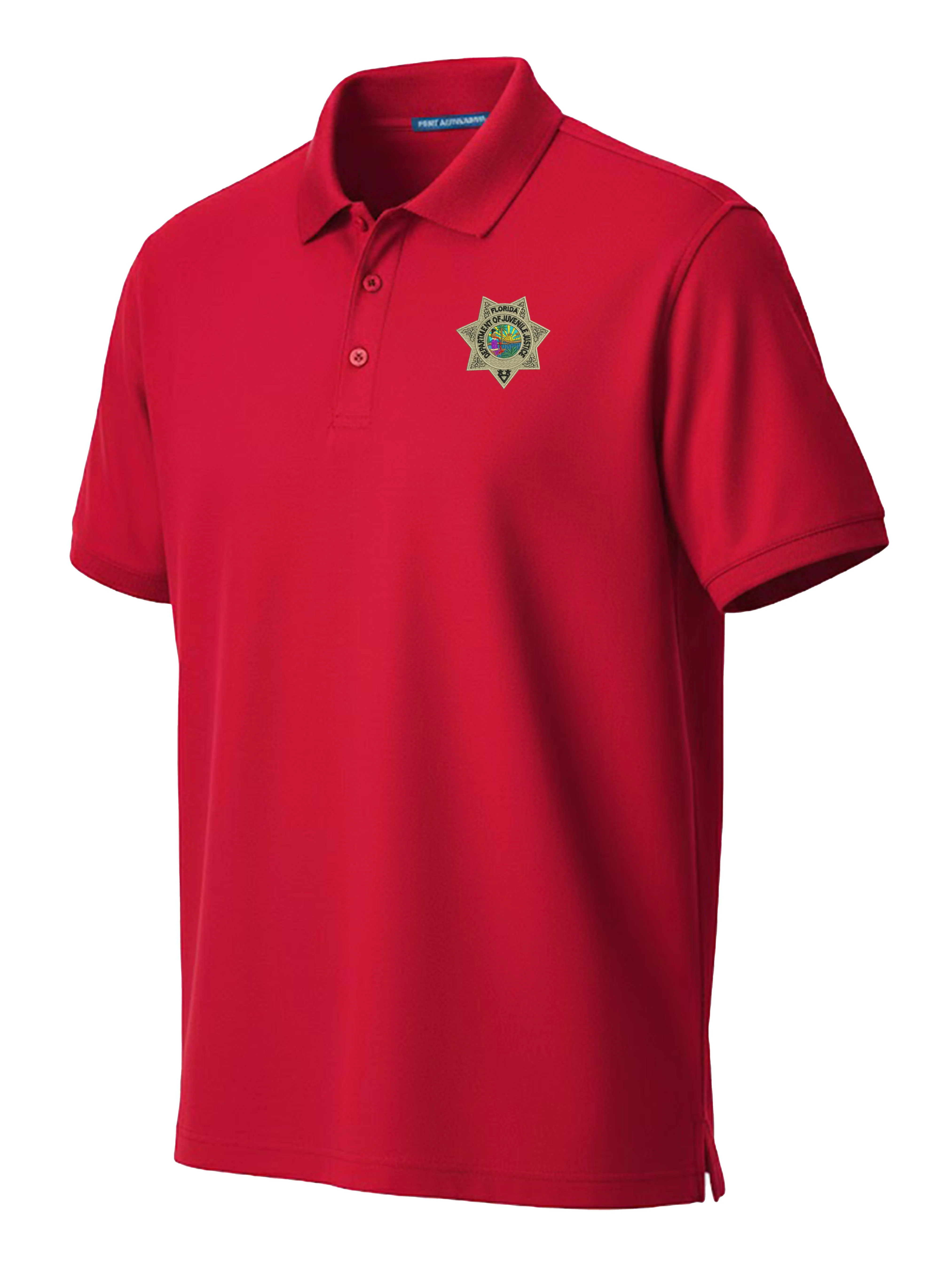 Florida Department of Juvenile Justice Mens Polo - Image 5