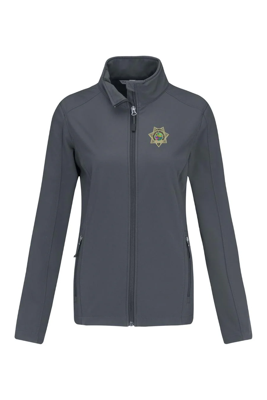 Florida Department of Juvenile Justice Women's Soft Shell Full-Zip Jacket - Image 3