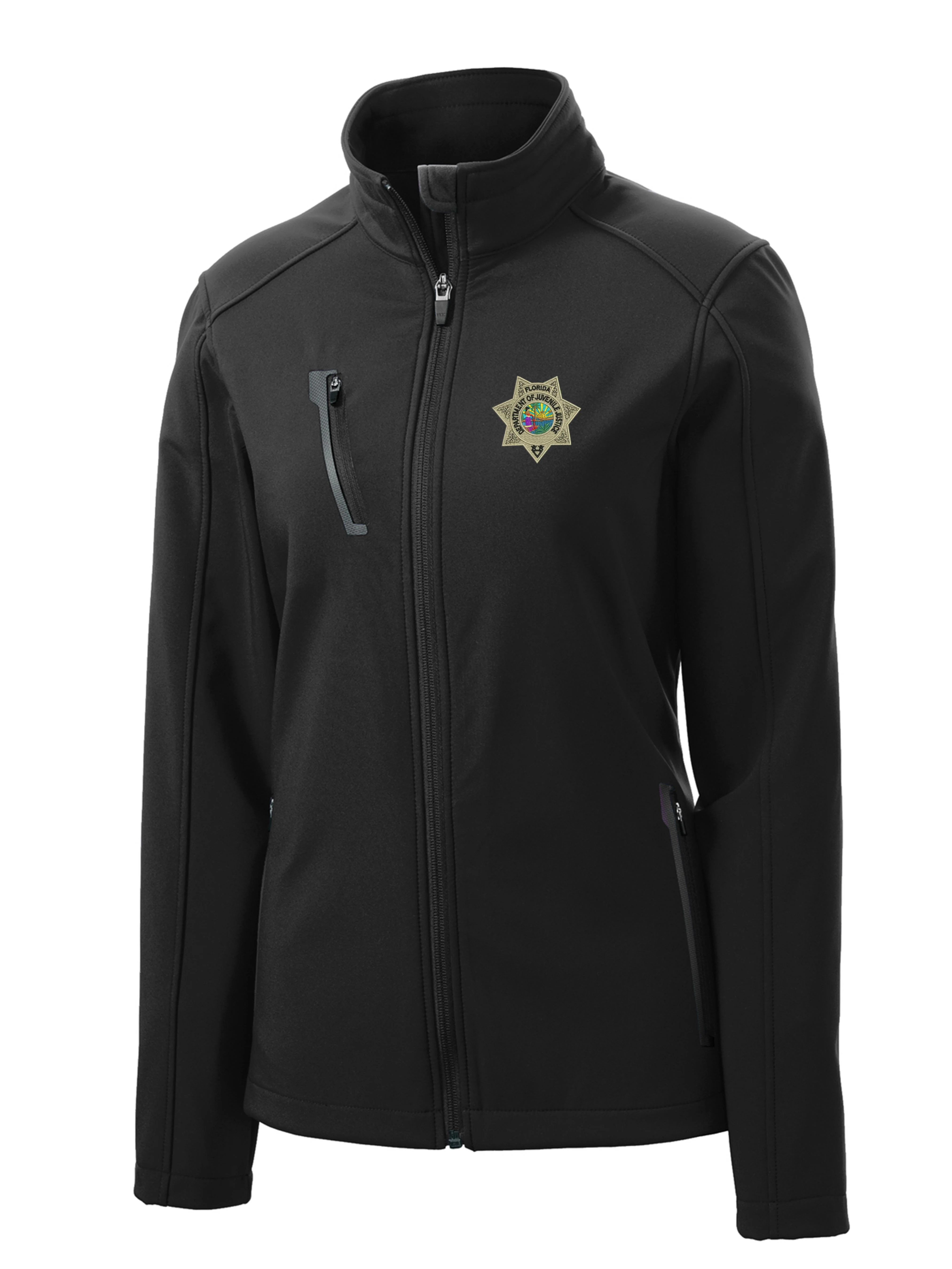 Florida Department of Juvenile Justice Women's Tactical Soft Shell Full-Zip Jacket
