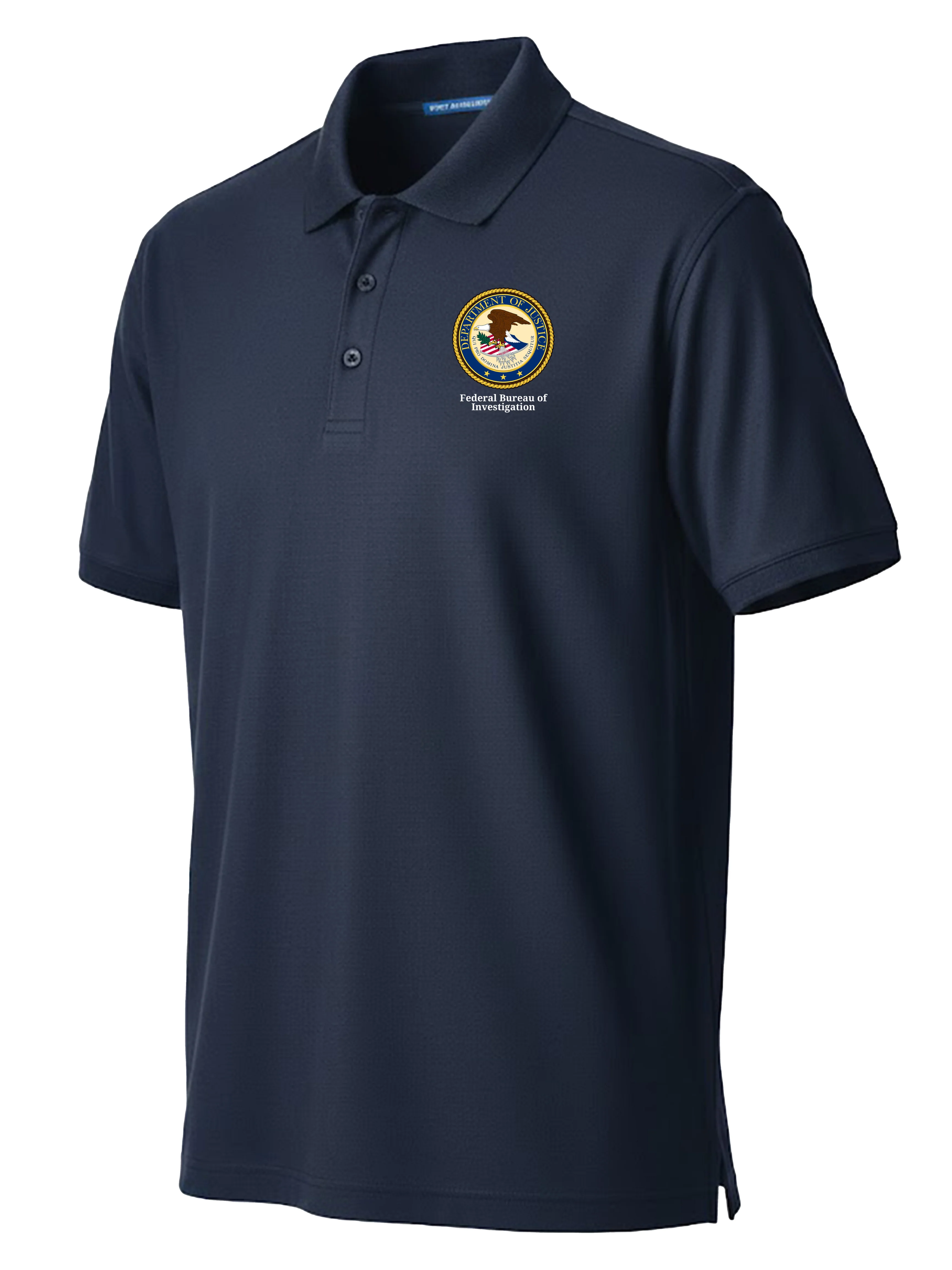 DOJ FBI Polo Shirt - Men's Short Sleeve - Image 3