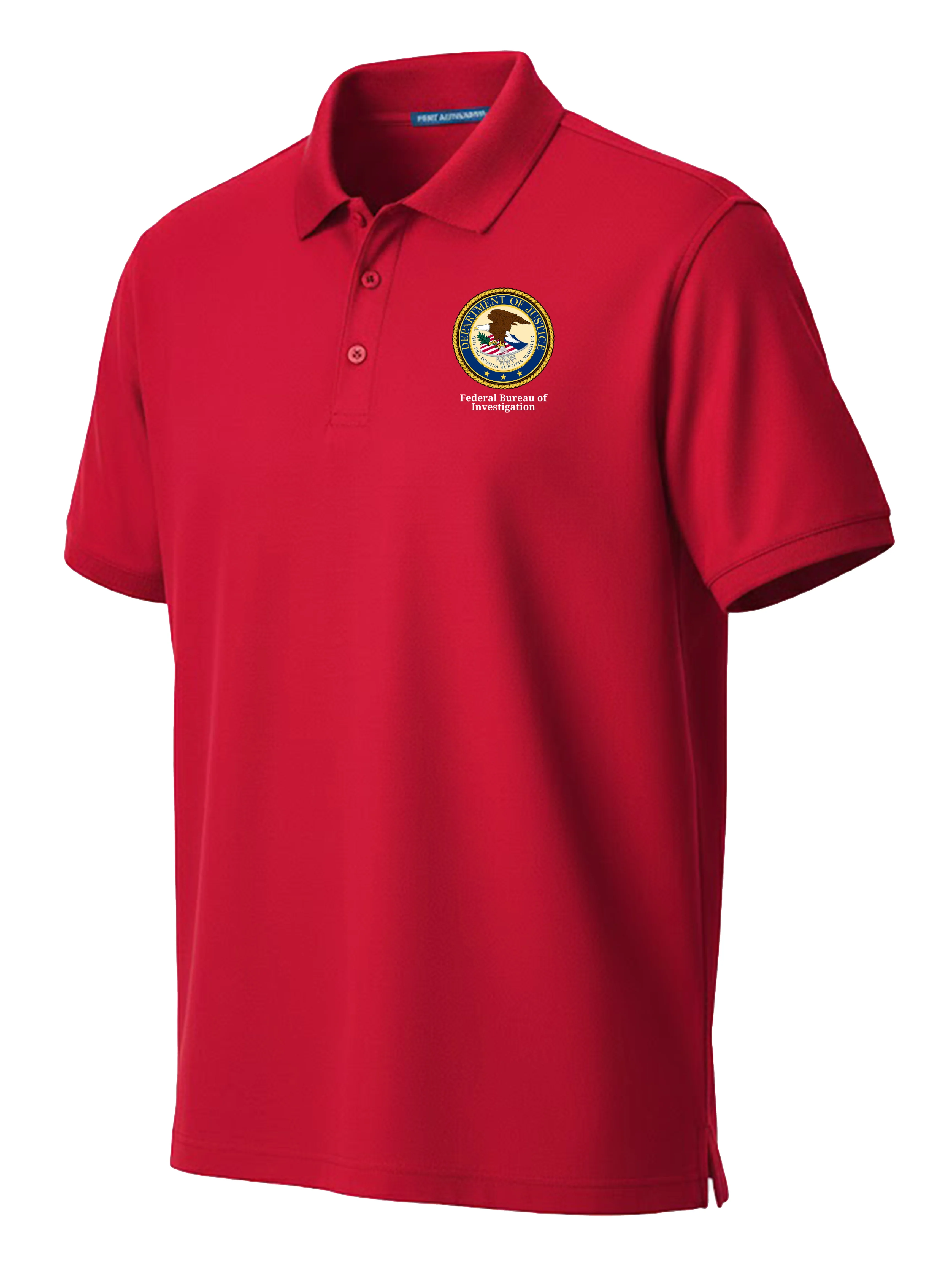 DOJ FBI Polo Shirt - Men's Short Sleeve - Image 4