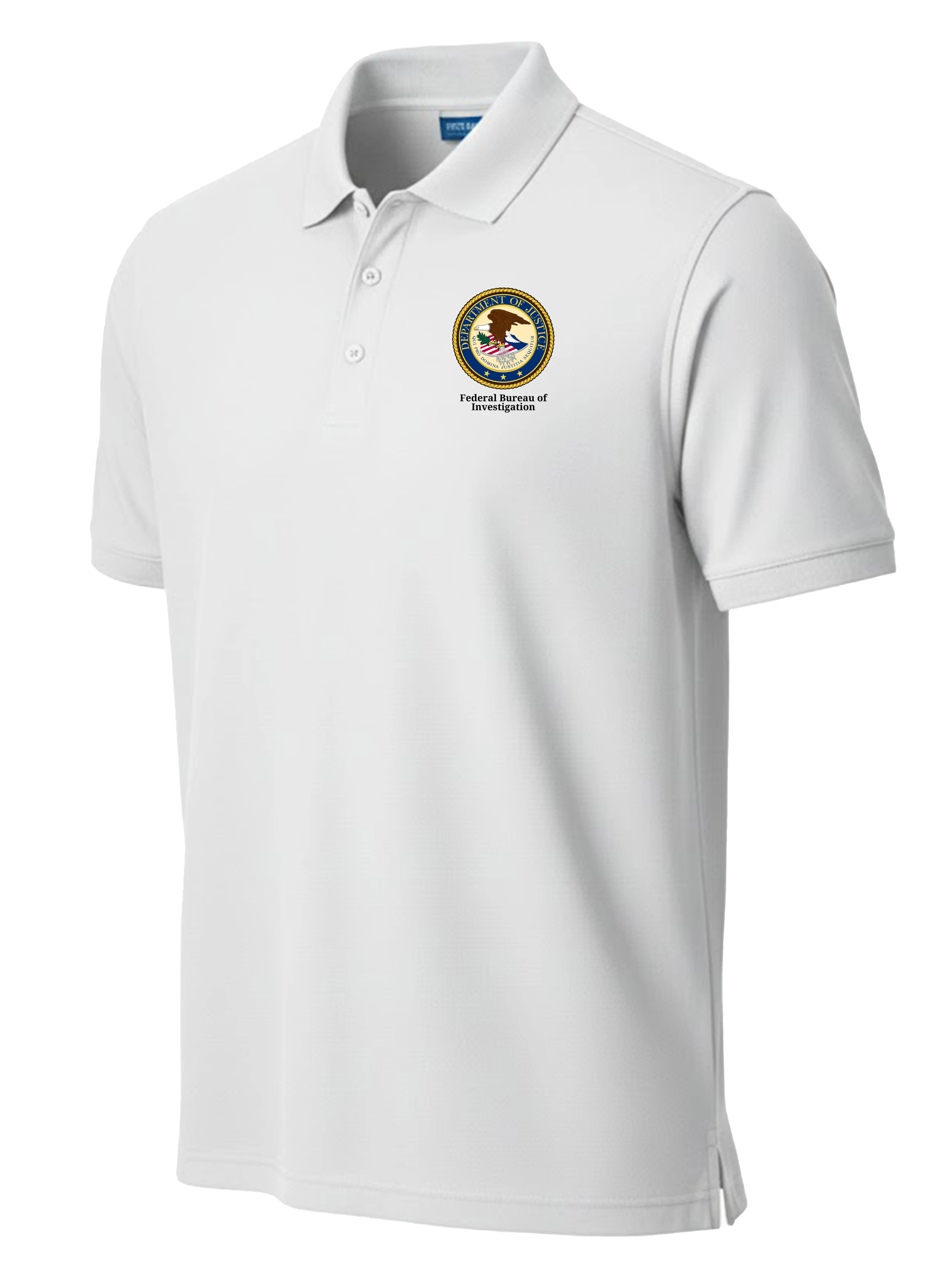 DOJ FBI Polo Shirt - Men's Short Sleeve - Image 7