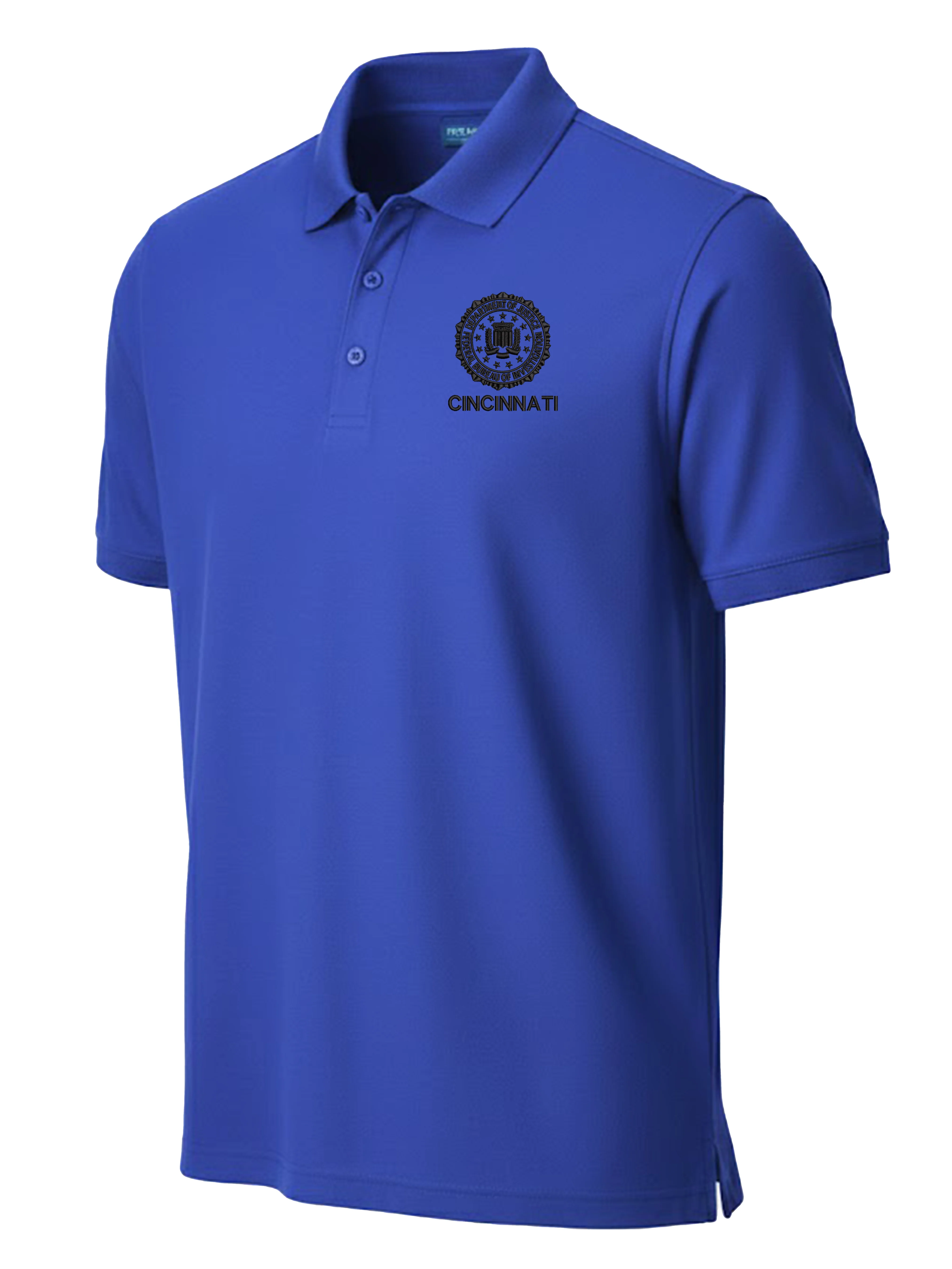 FBI Cincinnati Polo Shirt - Men's Short Sleeve - Image 3