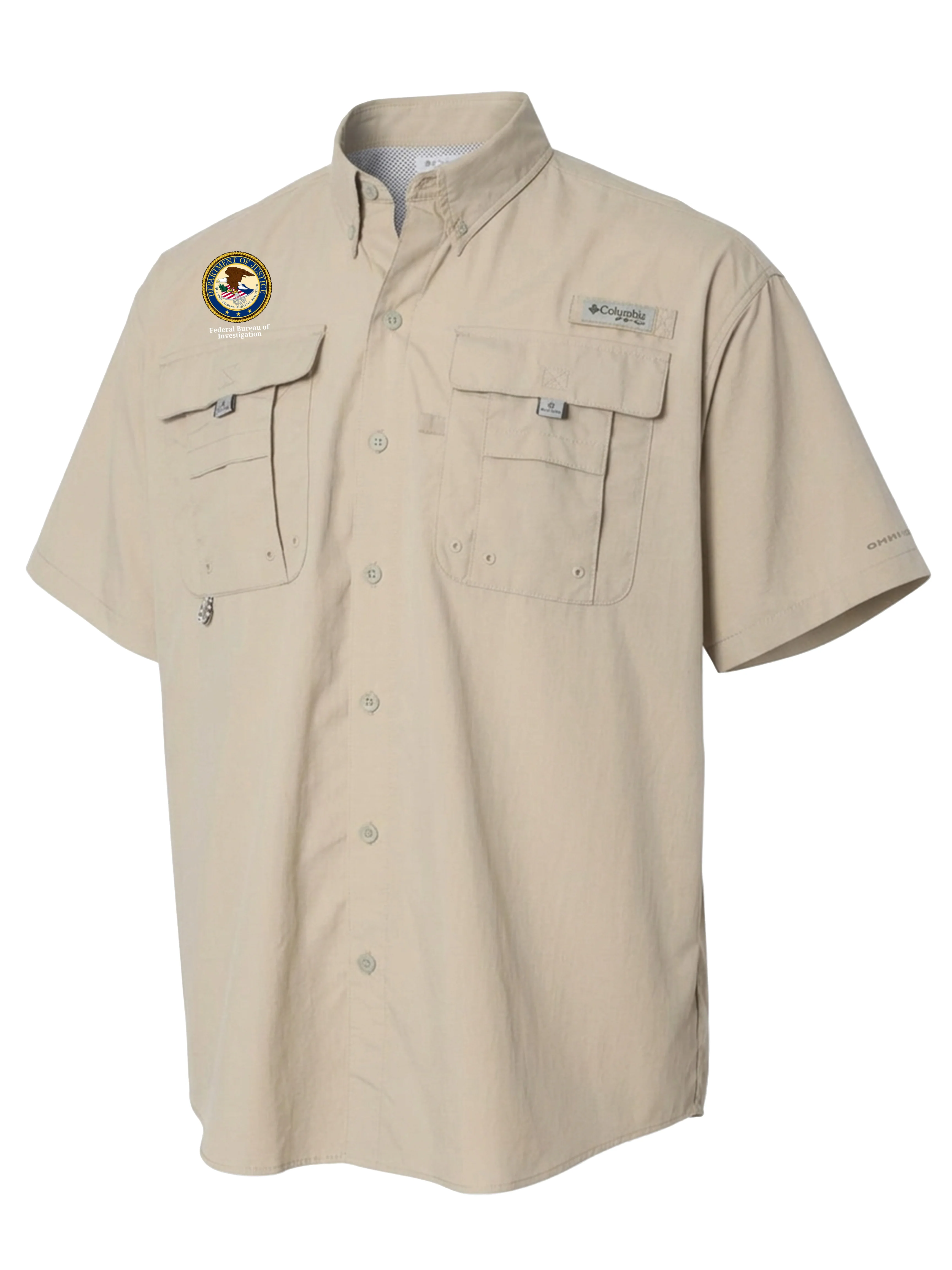 FBI Men's Columbia Bahama™ II Button Up Short Sleeve - Image 4