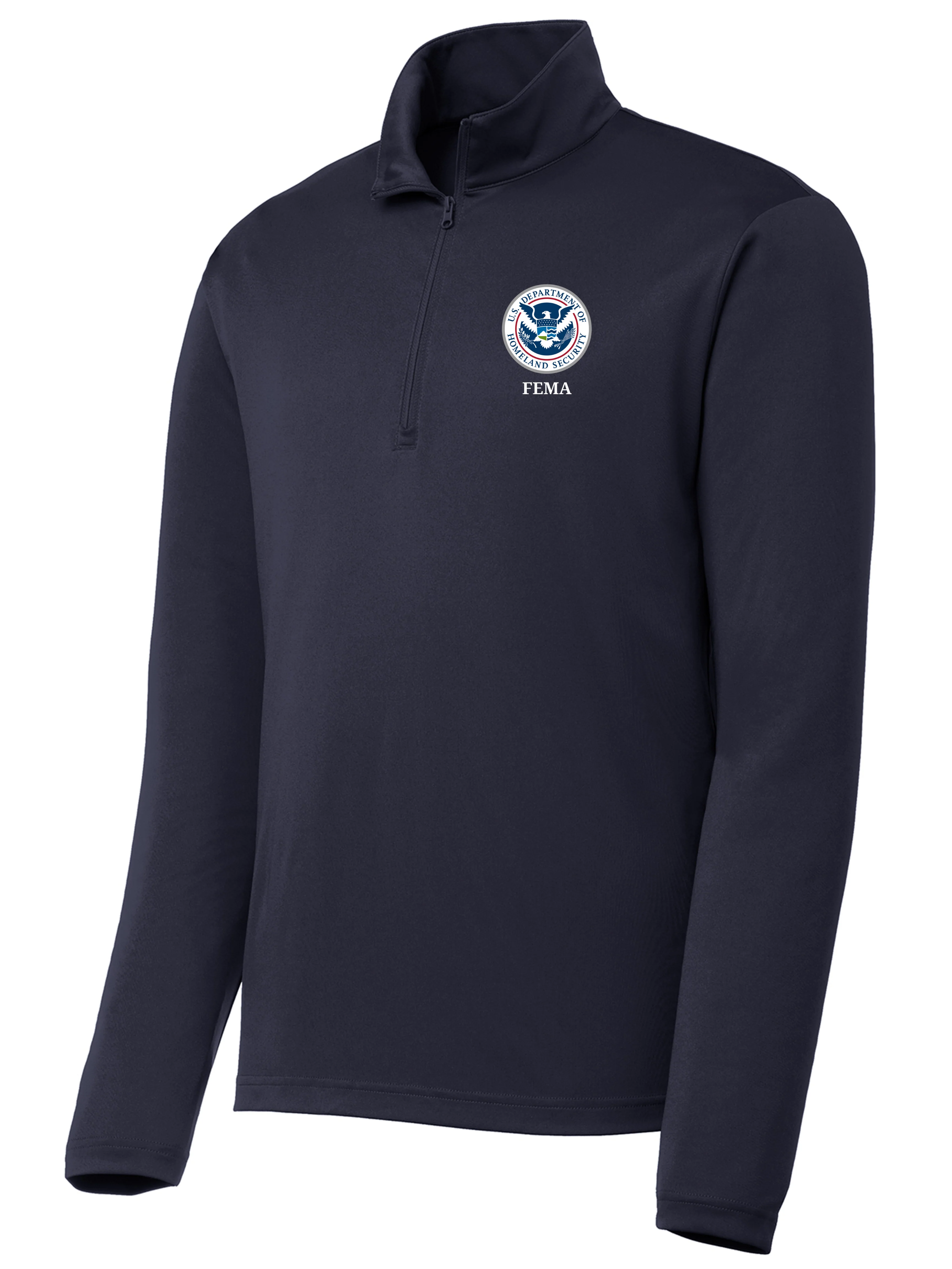 FEMA Men's Lightweight Dri Fit 1/4 Zip - Image 2