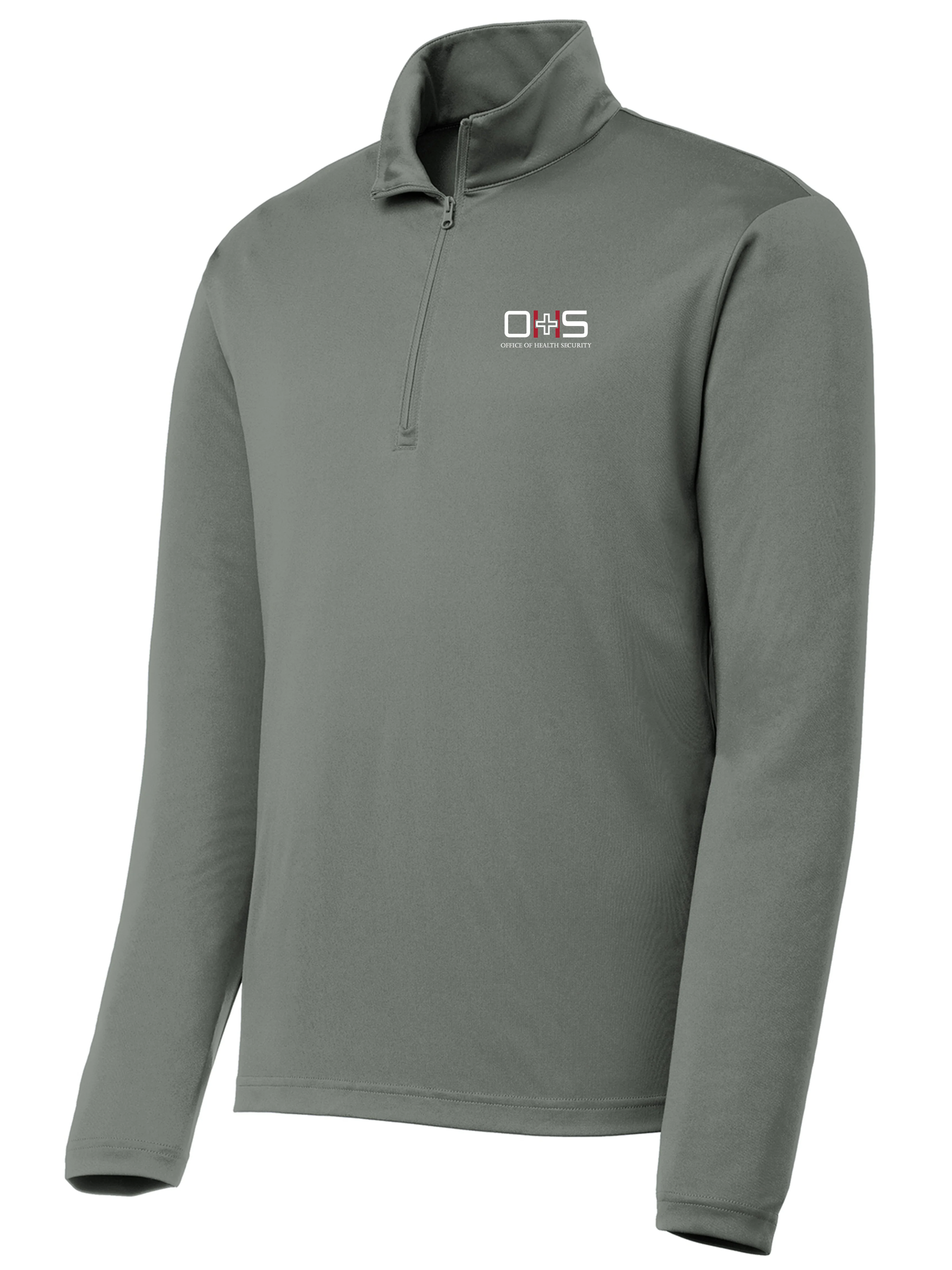 OHS Men's Lightweight Dri Fit 1/4 Zip - Image 4