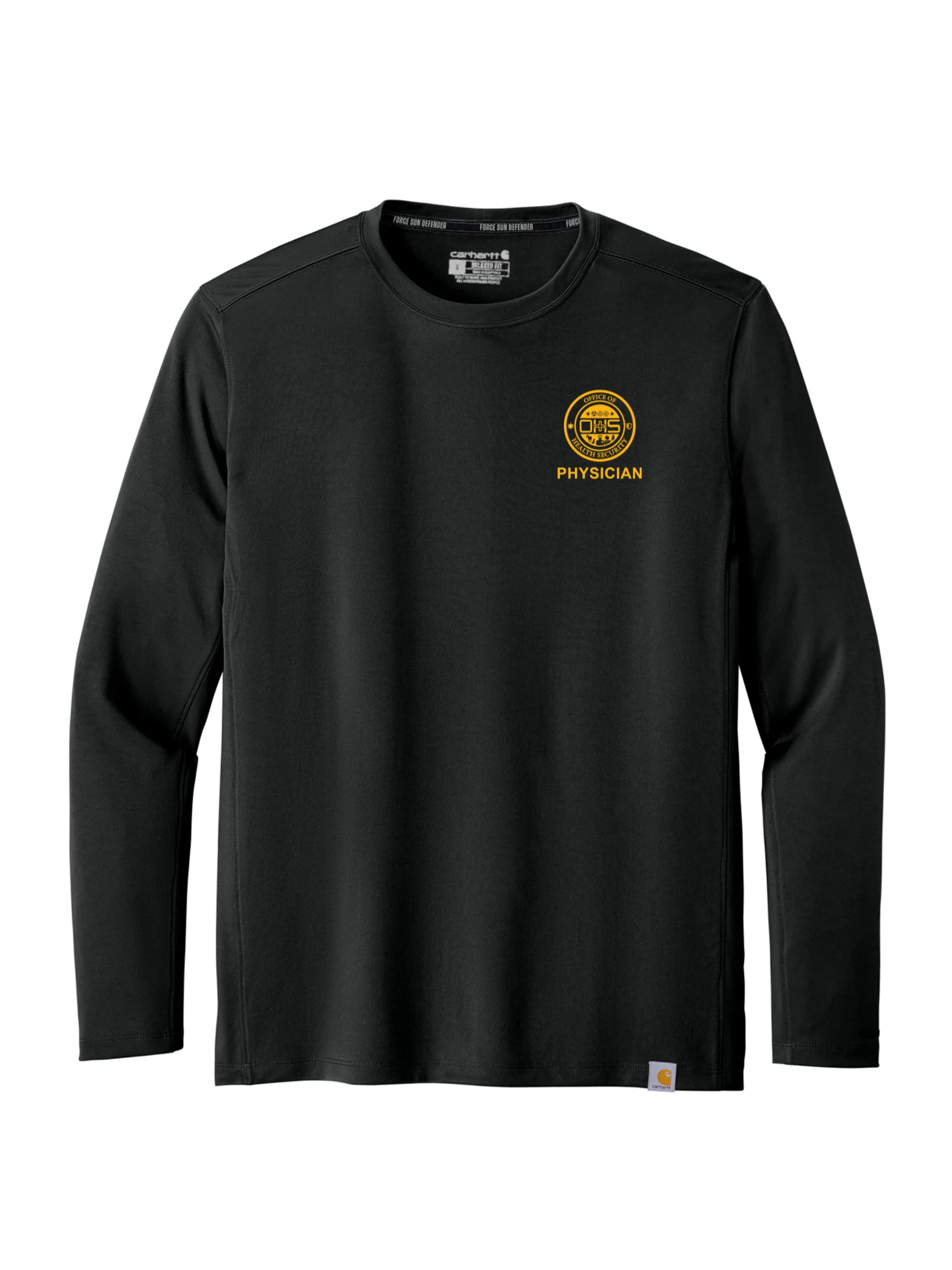 OHS Physician Agency Long Sleeve T-Shirt (Yellow)