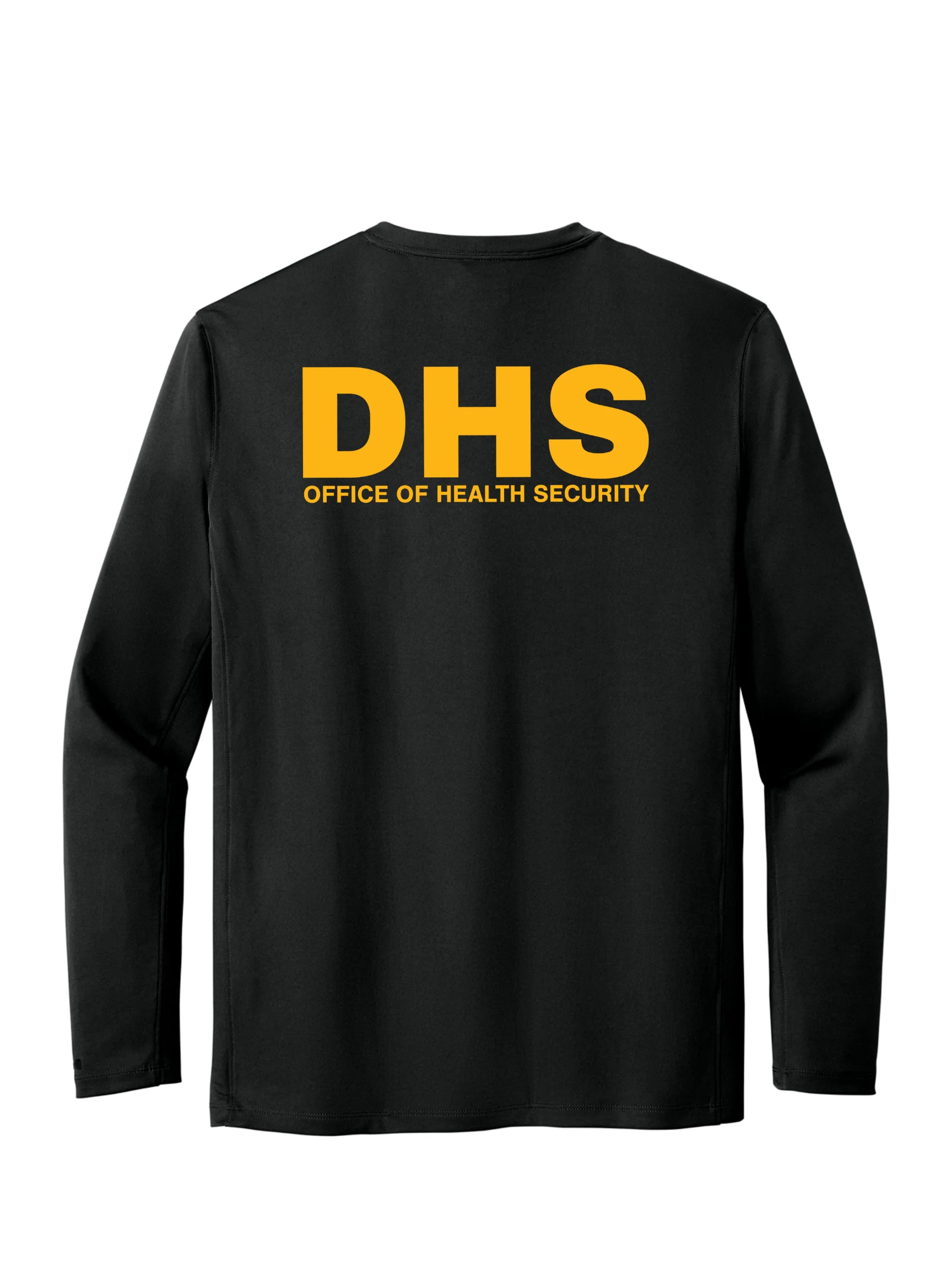OHS Physician Agency Long Sleeve T-Shirt (Yellow) - Image 2