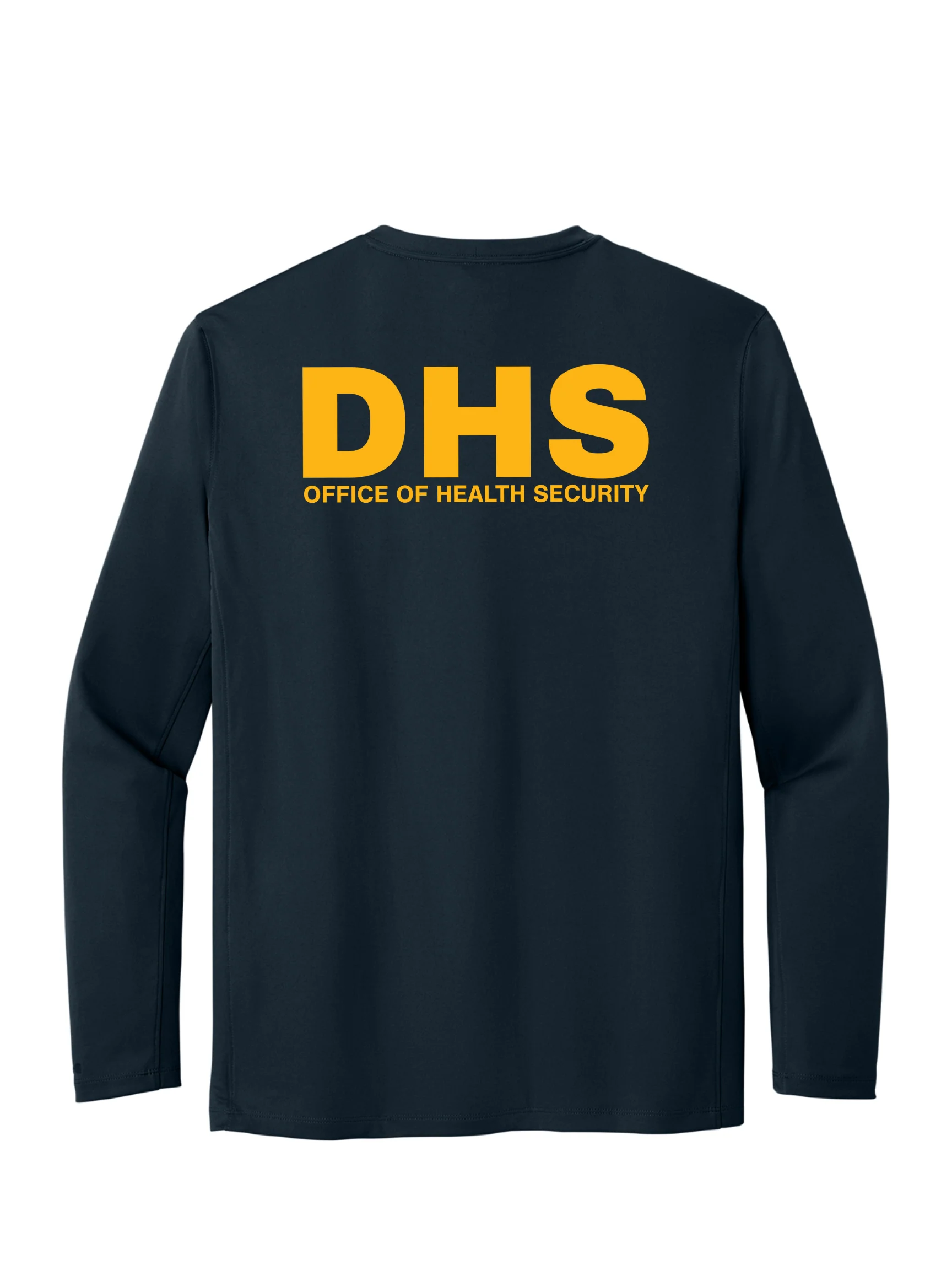 OHS Physician Agency Long Sleeve T-Shirt (Yellow) - Image 4