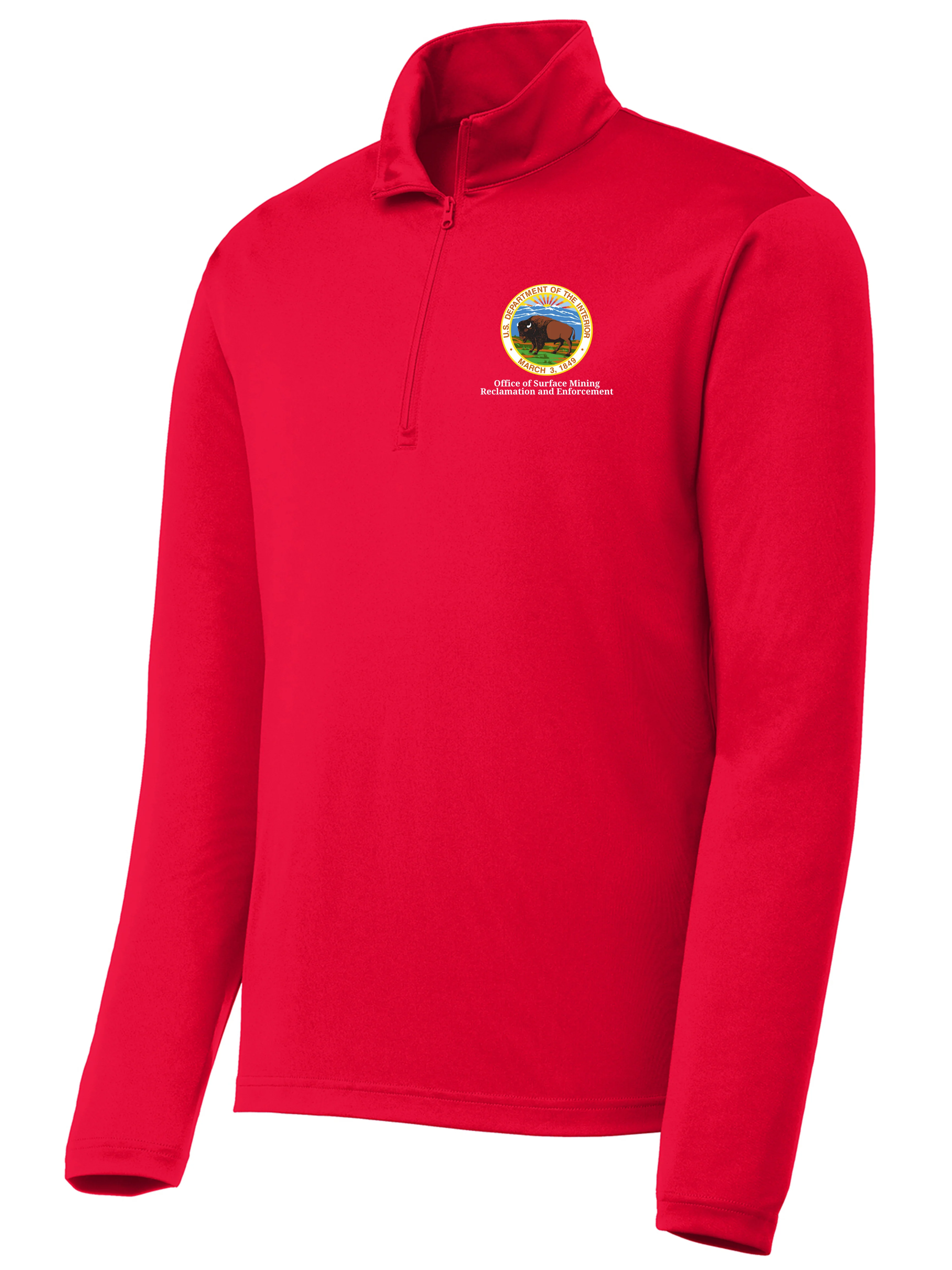 OSMRE Men's Lightweight Dri Fit 1/4 Zip - Image 3
