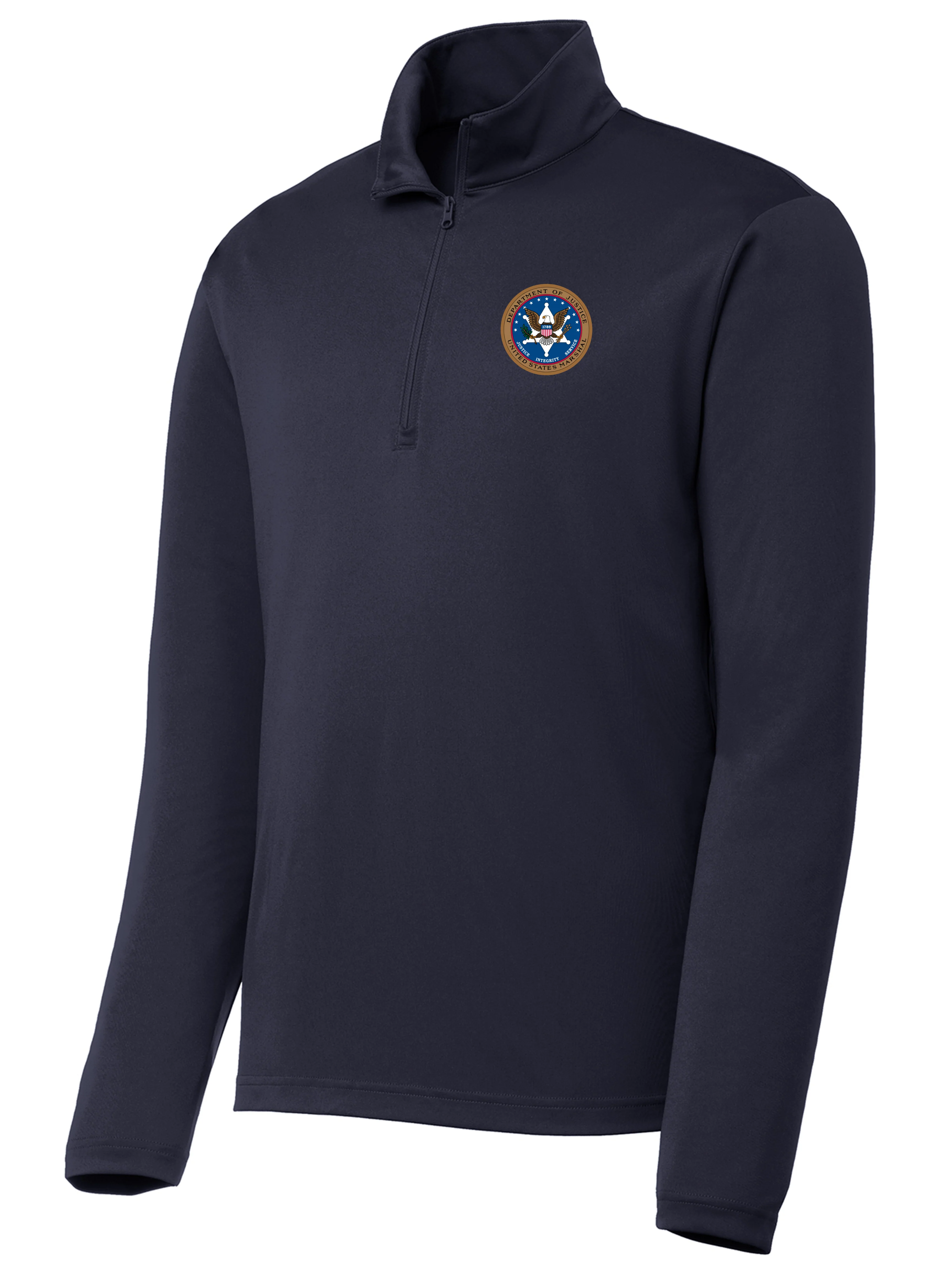 USMS Men's Lightweight Dri Fit 1/4 Zip - Image 2